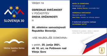 Na Polževem bomo voščili naši domovini Sloveniji