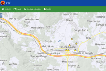 Večkratni požig zabojnikov v centru Ivančne Gorice