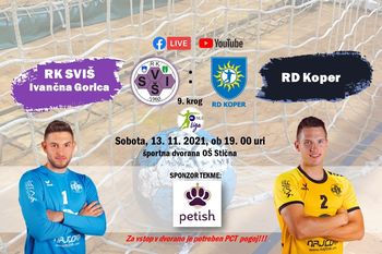 V Ivančno Gorico prihajajo rokometaši iz Kopra