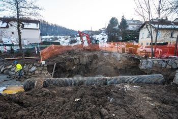 Sanacija mostu »pri Šerku« v Višnji Gori