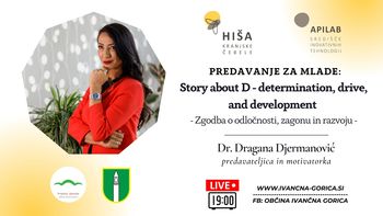 V ŽIVO 19:00: Predavanje za mlade z vrhunsko motivatorko Dragano Djermanović