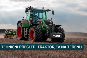 Tehnični pregledi traktorjev na terenu 2022