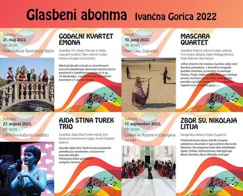Program prve sezone Glasbenega abonmaja Ivančna Gorica že vabi