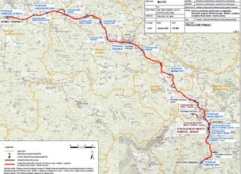 Vabilo na javno predstavitev pobude za pripravo DPN za nadgradnjo železniške proge na odseku Novo mesto - Ivančna Gorica