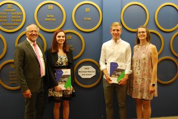 Karmen Glavan in Vid Habič, zlata maturanta splošne mature na »Jurčiču«