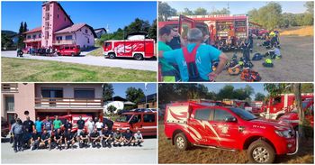 Naši gasilci priskočili na pomoč pri gašenju gozdnega požara na Krasu