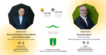 Vabljeni na predavanji Miloša Čiriča in dr. Aleksandra Zadela