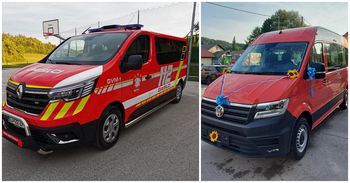 Gasilci Ivančne Gorice in Metnaja bogatejši za novi vozili