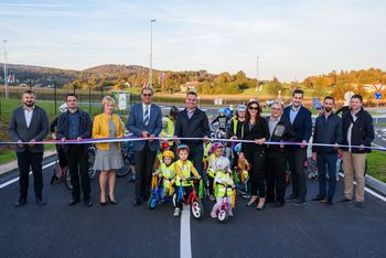Slavnostno odprtje ivanške zahodne obvoznice s krožiščem