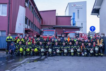 Gasilska vaja PGD Ivančna Gorica in PGD Stična v podjetju Livar d.d.