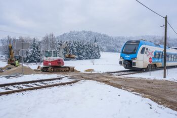 Gradnja kanalizacije v Spodnji Dragi v polnem teku