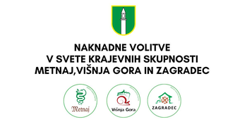 Poročilo o izidu naknadnih volitev v Svet KS Metnaj, Višnja Gora in Zagradec