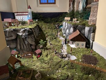 Predstavljamo jaslice iz župnijske cerkve na Krki