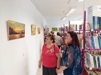 Otvoritev razstave Milene Bojc