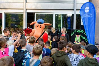 Pasavček obiskal učence v Višnji Gori