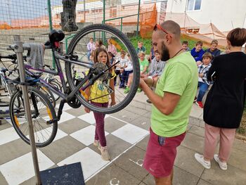 Aktivnosti trajnostne mobilnosti na Osnovni šoli Ferda Vesela Šentvid pri Stični
