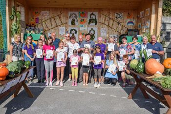 Tekmovanje za naj pridelek in golaž na Lučarjevem Kalu