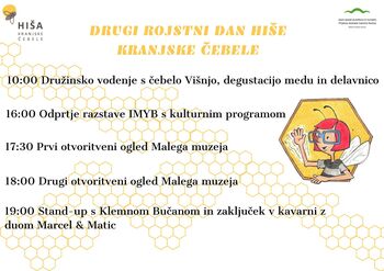Vabljeni na praznovanje drugega rojstnega dne Hiše kranjske čebele v Višnji Gori