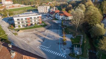 Nova prometna ureditev območja pri vrtcu Polžek v Višnji Gori