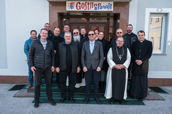 Predpraznično srečanje župana Dušana Strnada z duhovniki iz naše občine