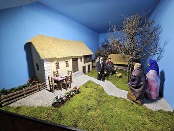 Stiške jaslice v znamenju odlomkov iz del pisatelja Josipa Jurčiča