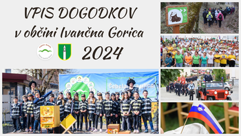 Povabilo k vpisu dogodkov v občini Ivančna Gorica za leto 2024