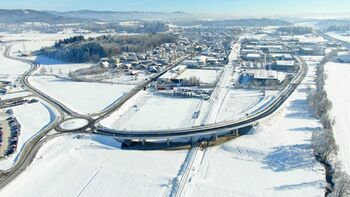 Obvestilo o sprostitvi prometa po novem nadvozu v Ivančni Gorici