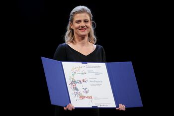 Jana Zupančič, letošnja prejemnica nagrade Prešernovega sklada