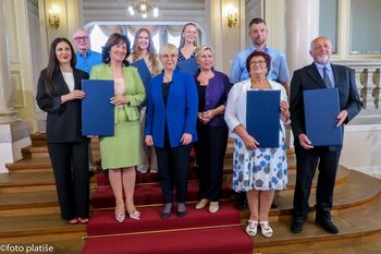 Občanki Anji Žitnik, priznanje Republike Slovenije za prostovoljstvo za leto 2023