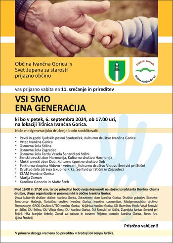 Vabljeni na tradicionalno prireditev Vsi smo ena generacija