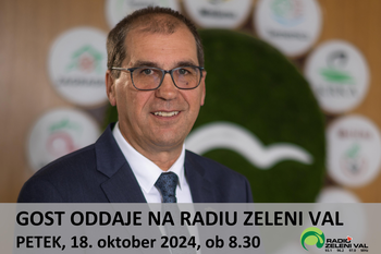 Župan gost oddaje na Radiu Zeleni val (V ŽIVO: petek, 18. 10. 2024, ob 8.30 uri)
