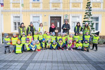 Najmlajši iz Vrtca Ivančna Gorica voščili županu