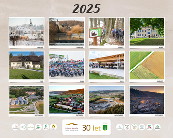 12 prijetno domačih fotografij na letošnjem občinskem koledarju