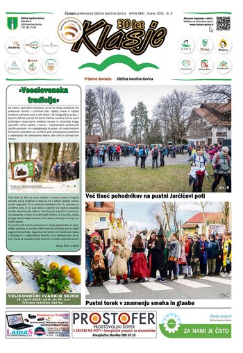 Klasje, številka 3, marec 2025