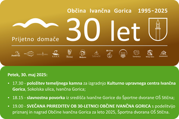 Napovedujemo - 30 let Občine Ivančna Gorica (1995-2025)