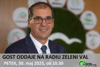 Župan gost oddaje na Radiu Zeleni val (V ŽIVO: petek, 30. 05. 2025, ob 10.30 uri)