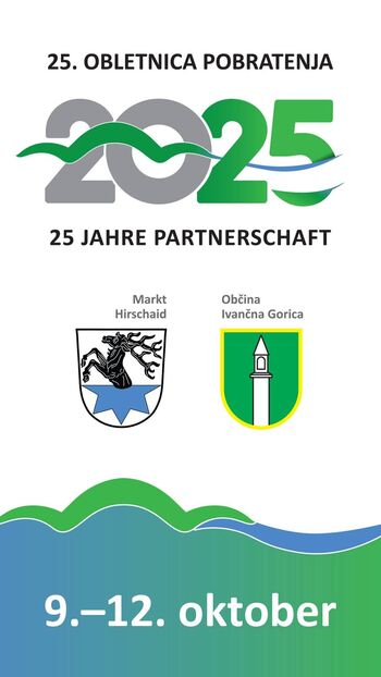 25 let prijateljstva med Ivančno Gorico in Hirschaidom