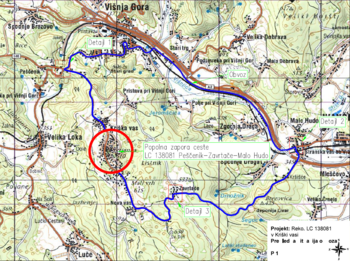 Posodobljeno OBVESTILO – Zaradi asfaltiranja popolna zapora ceste v Kriški vasi