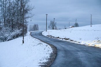 Na Leskovcu nad Višnjo Goro slovesno odprli prenovljeno cesto