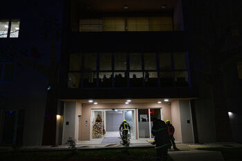 Gasilsko-reševalna vaja v novi Bolnišnici za otroke v Šentvidu