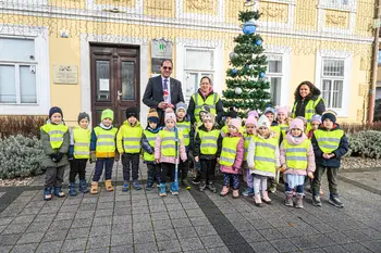 Vrtčevski otroci voščili županu lepe praznike