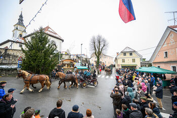 Tradicionalni blagoslov konj v Šentvidu pri Stični