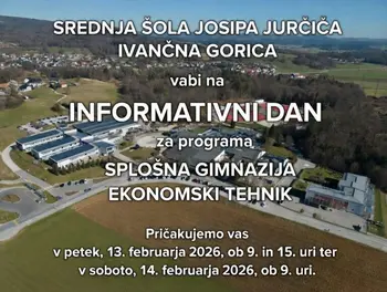 Vabilo na informativni dan v Srednjo šolo Josipa Jurčiča Ivančna Gorica