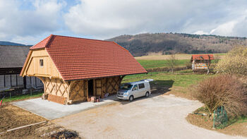 Zaključujejo se dela pri obnovi skednja na Krki