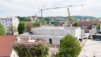Gradnja Kulturno upravnega centra Ivančna Gorica po letu dni vidno napreduje