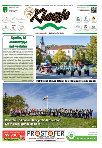 Klasje, številka 7, oktober 2026