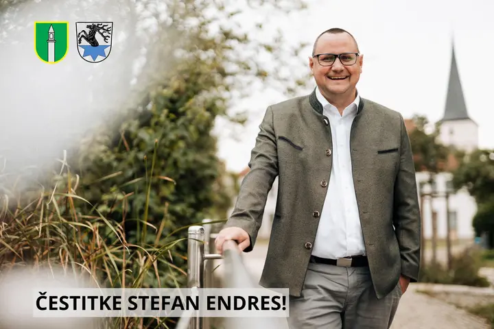 Novi župan pobratene občine Hirschaid je postal Stefan Endres