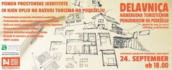 Delavnica: Pomen prostorske identitete in njen vpliv na razvoj turizma na podeželju