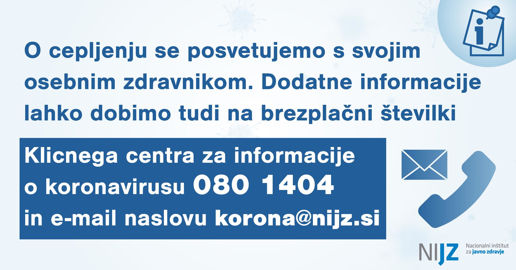 Nalezimo se dobrih navad - cepimo se