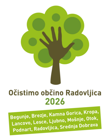 V aprilu akcija Očistimo našo občino – Radovljica 2026